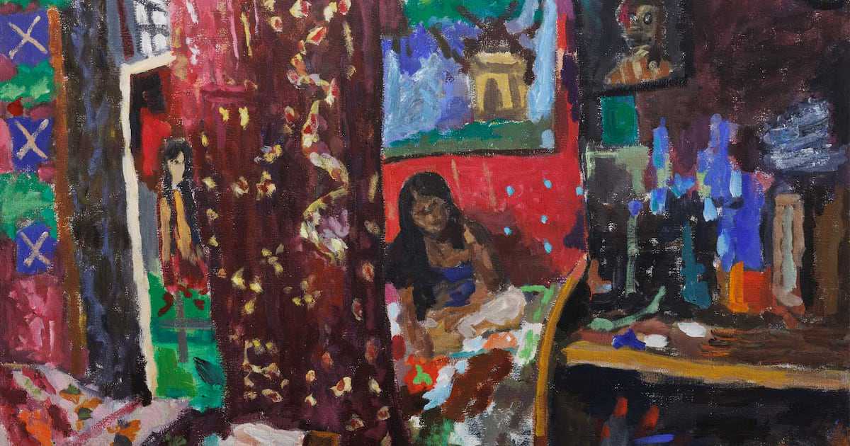 نقاش بحرینی هشام شریف با نمایشگاه «پرده‌ی اشاره‌گر» به دبی می‌آید