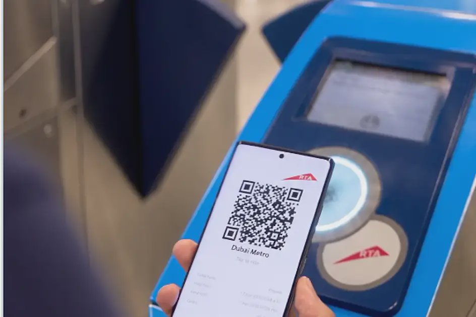 امکان سفر بدون کارت نول با کد QR در مترو و اتوبوس دبی